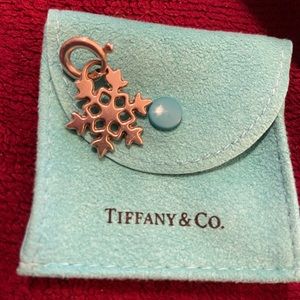 Tiffany & Co Sterling Silver Snow Flake Charm (used)